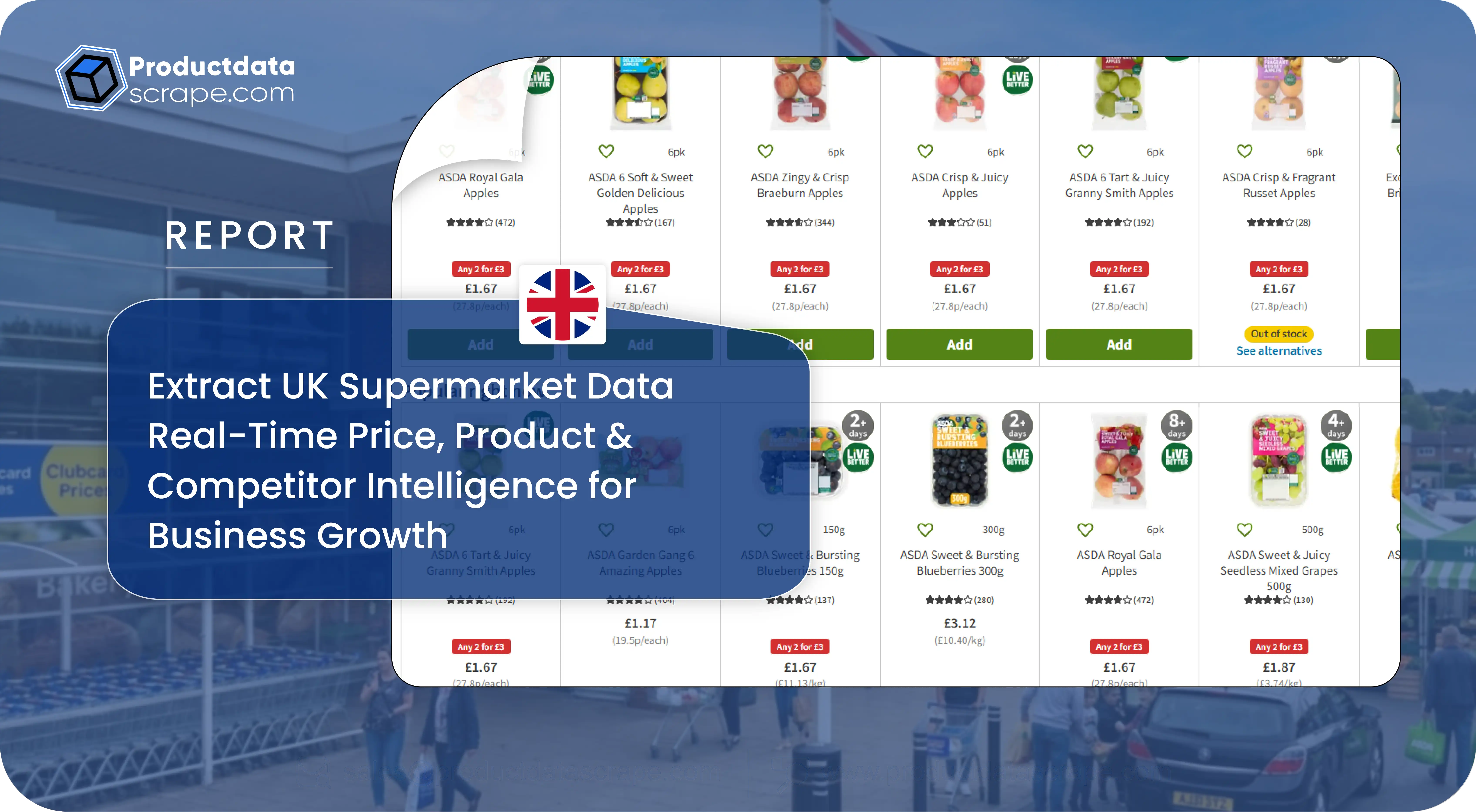 Extract UK Supermarket Data - Real-Time Intelligence